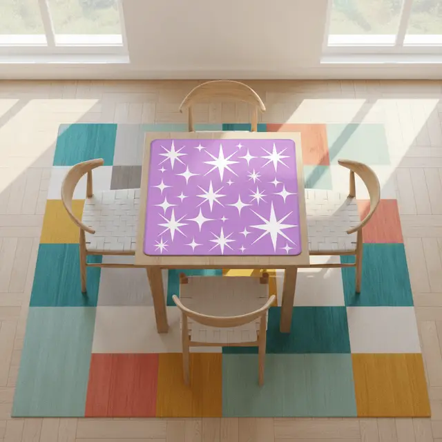 Splash Of Mahj And Color Co. Lush Lavendar Starbrite Mahjong Mat