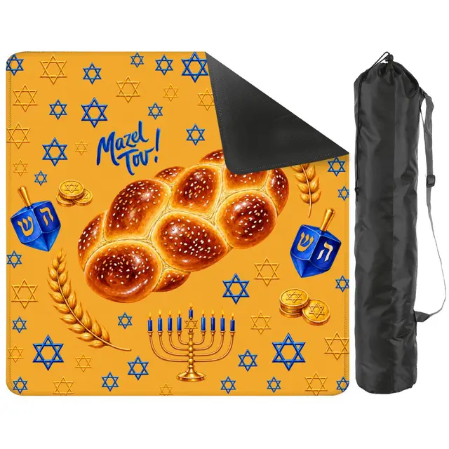 Splash Of Mahj And Color Co. Mazel Tov Hanukkah Mahjong Mat