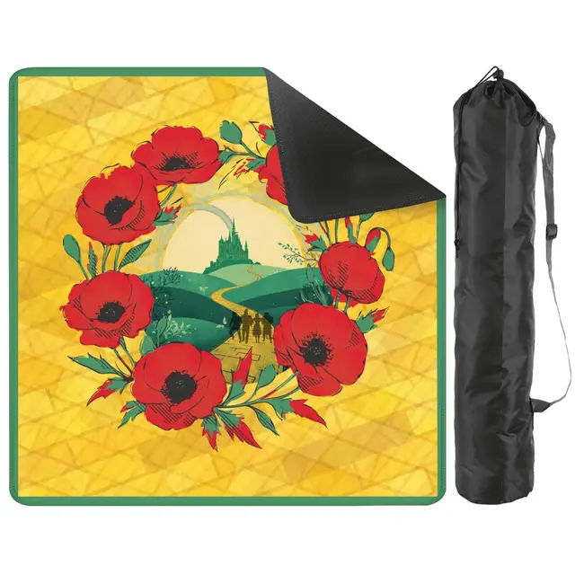 Splash Of Mahj And Color Co. Mini Mahjong Mat Follow The Yellow Brick Road Oz Mat