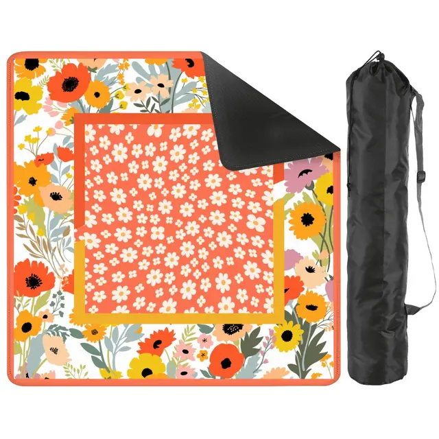 Splash Of Mahj And Color Co. Mini Mahjong Mat Modern Floral Daisy
