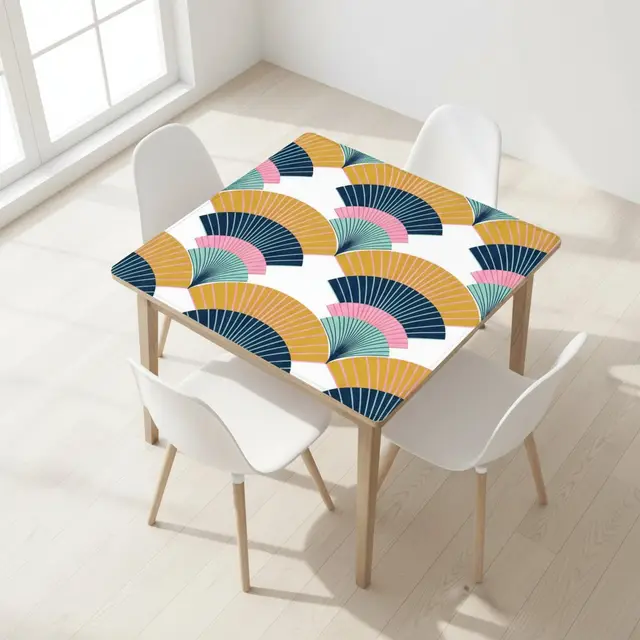 Splash Of Mahj And Color Co. Modern Art Deco Speakeasy Mahjong Mat