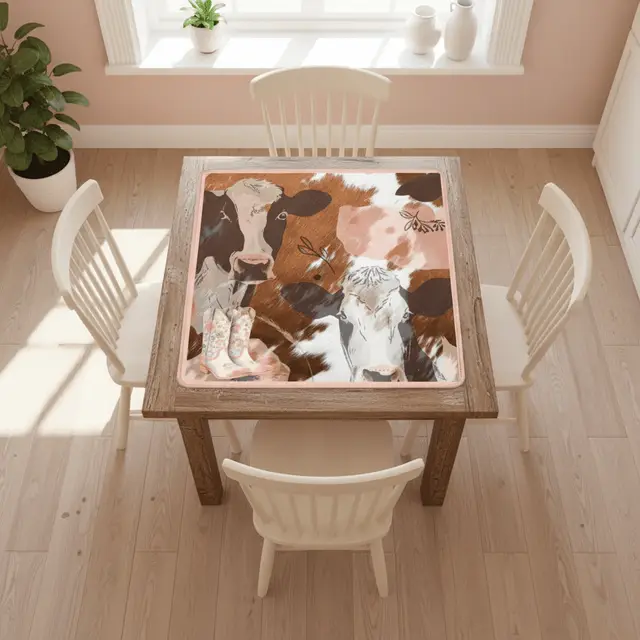 Splash Of Mahj And Color Co. Ole Bessie Rustic Cowgirl Mahjong Mat