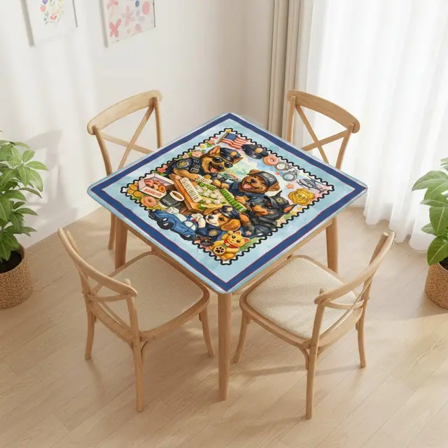 Splash Of Mahj And Color Co. Paw Po Patrol Police Dogs Mahjong Mat