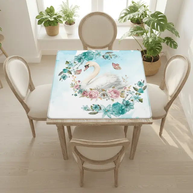 Splash Of Mahj And Color Co. Sally Swan At Bay Mahjong Mat