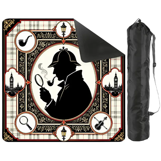 Splash Of Mahj And Color Co. Sherlock Holmes Mahjong Mat
