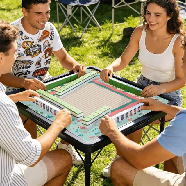 Splash Of Mahj And Color Co. State Of Florida Whimsical Mini Mahjong Mat