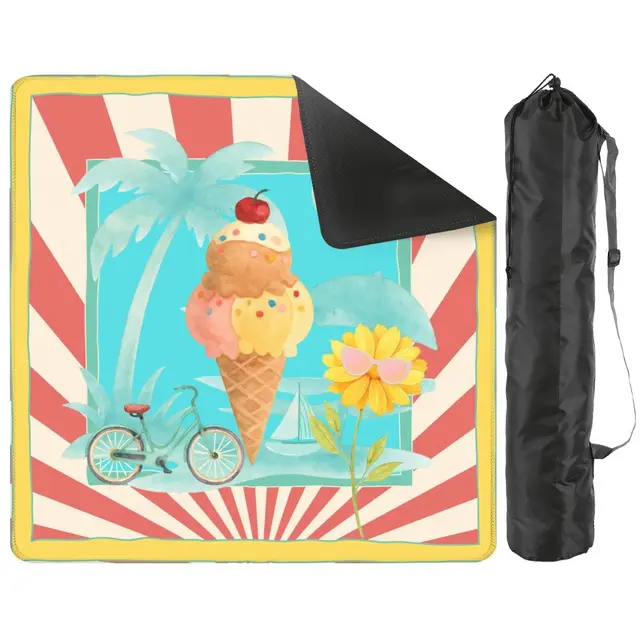 Splash Of Mahj And Color Co. Summer Time Summer Time Mini Mahjong Mat