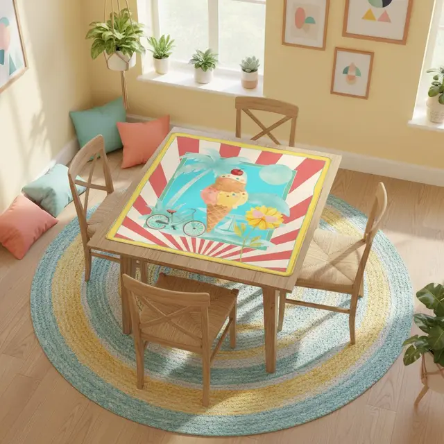 Splash Of Mahj And Color Co. Summertime Summertime Mahjong Mat
