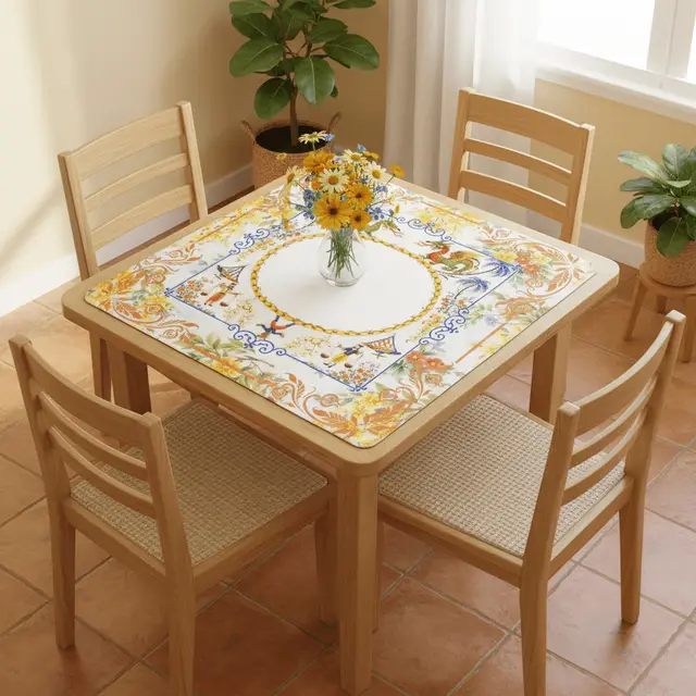 Splash Of Mahj And Color Co. The Cirque Chinois Floral Mahjong Mat