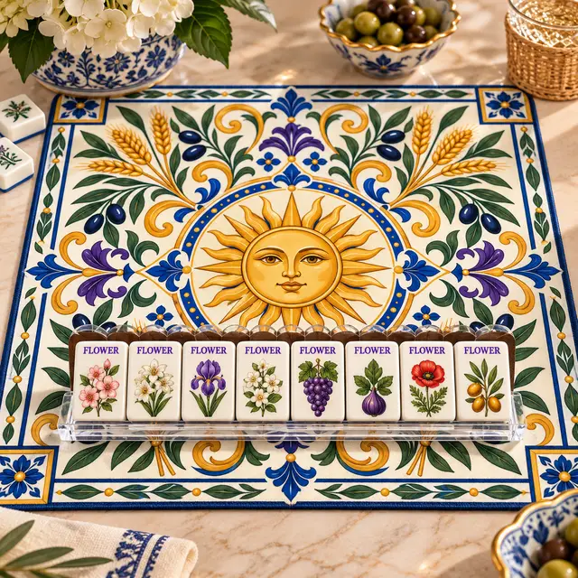 Splash Of Mahj And Color Co. Under The Tuscan Sun Mahjong Mat
