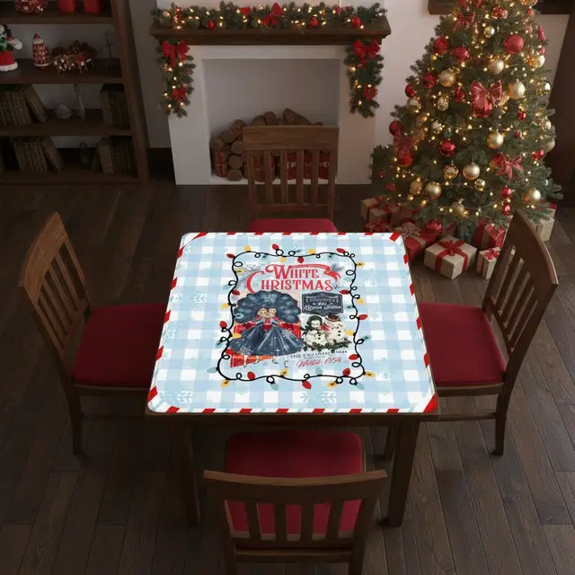 Splash Of Mahj And Color Co. White Christmas The Haynes Sisters Sisters Mahjong Mat