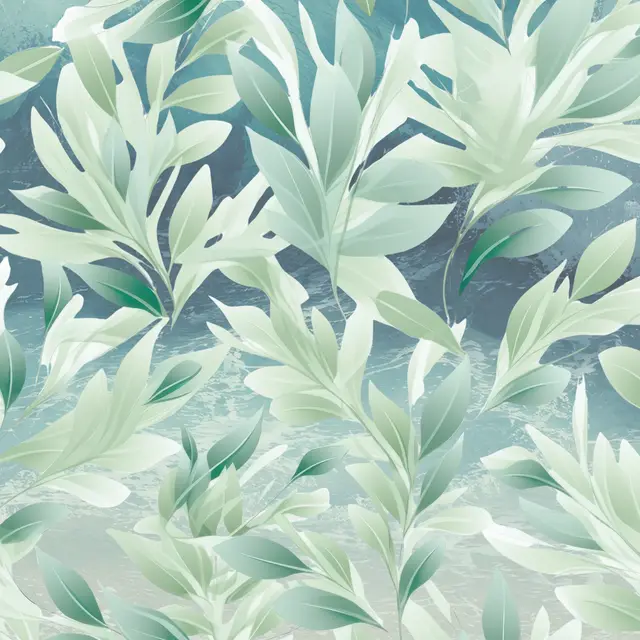 Spools Ocean Palms Neoprene Mahjong Mat
