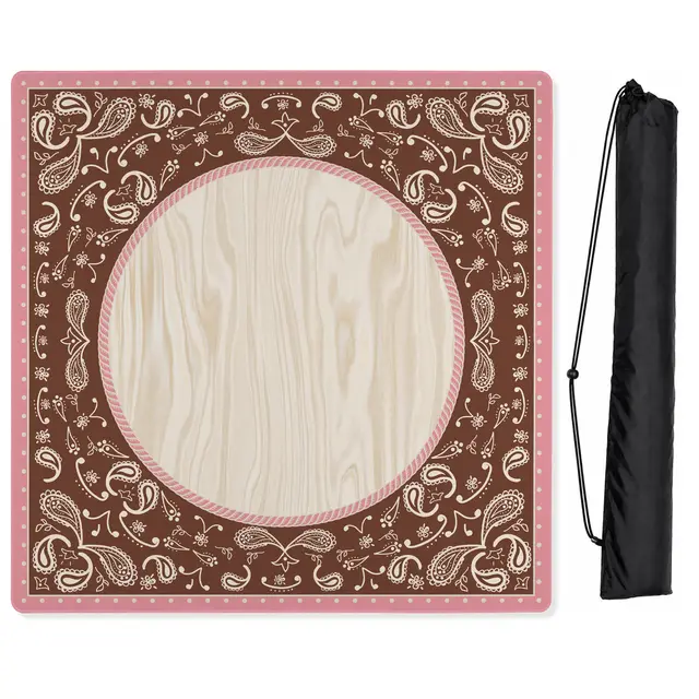 Sweet Jojo Designs Boho Western Cowgirl Collection Mahjong Mat for Table - Shipped Rolled