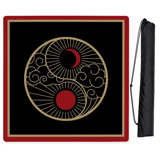 Sweet Jojo Designs Golden Pearl Collection Mahjong Mat for Table - Shipped Rolled