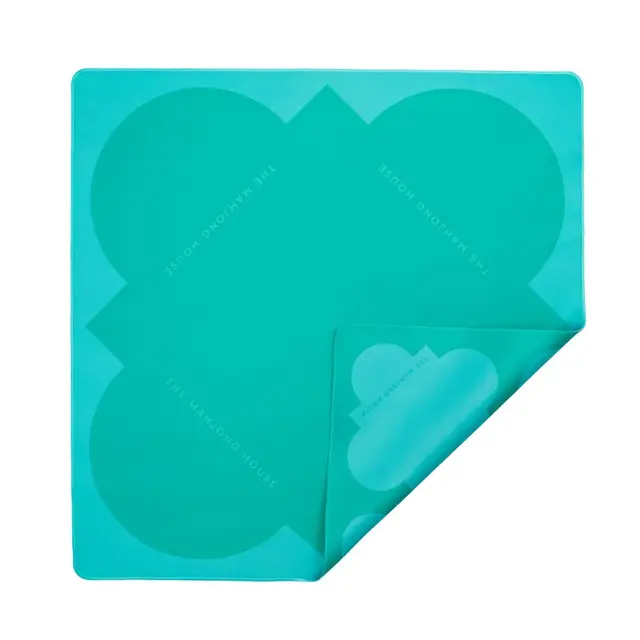 The Mahjong House Emerald Table Double-Sided Mahjong Mat