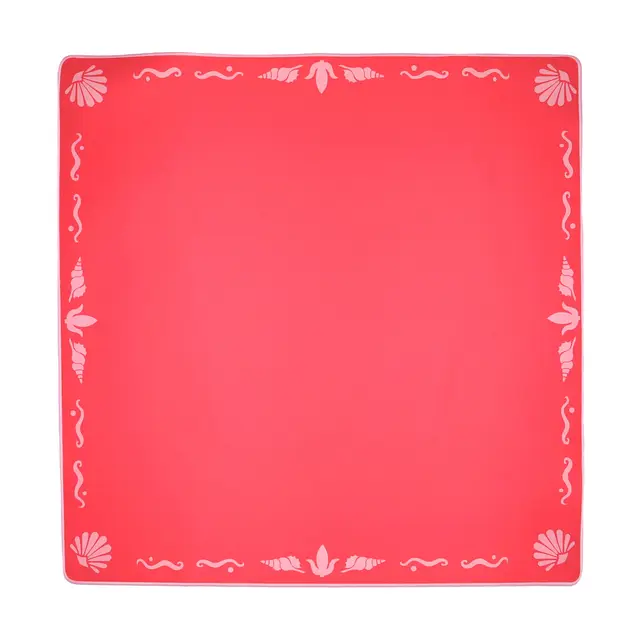 The Mahjong House Hot Pink Island Border Mahjong Mat (30% off in cart, final sale)