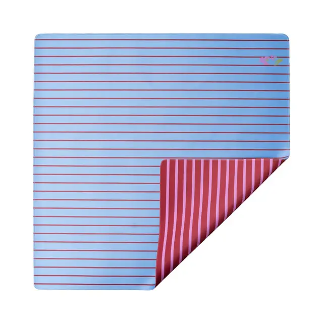 The Mahjong House Mod Stripes Double-Sided Mahjong Mat