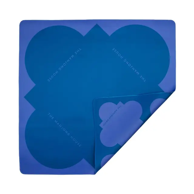 The Mahjong House Sapphire Table Double-Sided Mahjong Mat