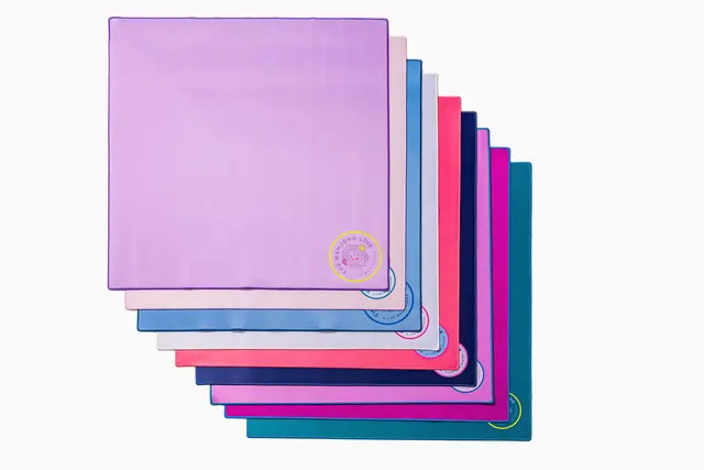 The Mahjong Line Solid Game Mats — Navy
