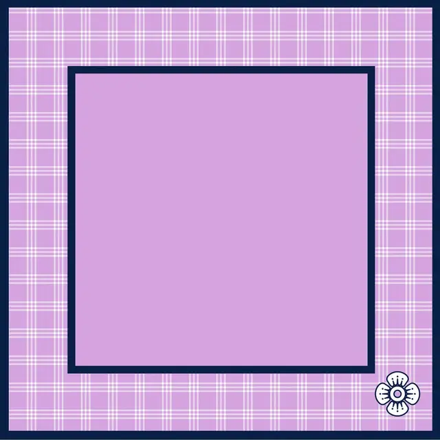 Woodlands Mahjong Society Lavender Plaid Mahjong Mat