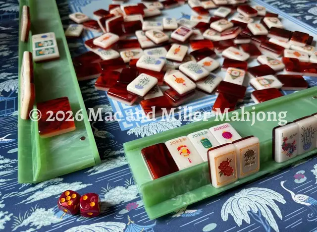 Mac & Miller Mahjong Agave Mahjong Racks + Velvet Rack Bag (Coming Soon) — Lavender/Plum