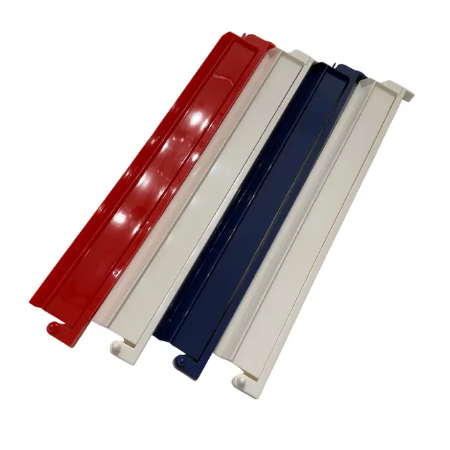 Mahjong Studios Mahjong Rack and Pusher Set of 4 - Solid Colors Red Blue White — Colors