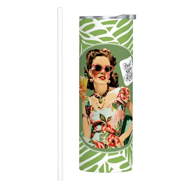 Splash Of Mahj And Color Co. Funny Mahjong Don't Stare At My Rack SS Tumbler Gift