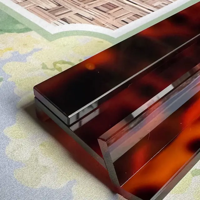 That Mahjong Moment Tortoiseshell Straight Edge Mahjong Racks