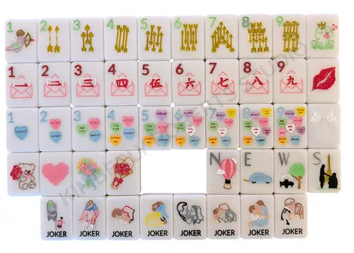 Kimberley Roberts Studio The Lovers’ Legacy Mahjong Set ENGRAVED