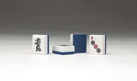 Mah Jongg Maven Blue 2 Layer Traditional American Mah Jongg Tile set