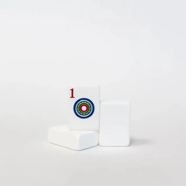 Mah Jongg Maven Hand Painted/ Engraved Slightly Taller White Mahjongg Tiles (Fits on Racks/Pushers)