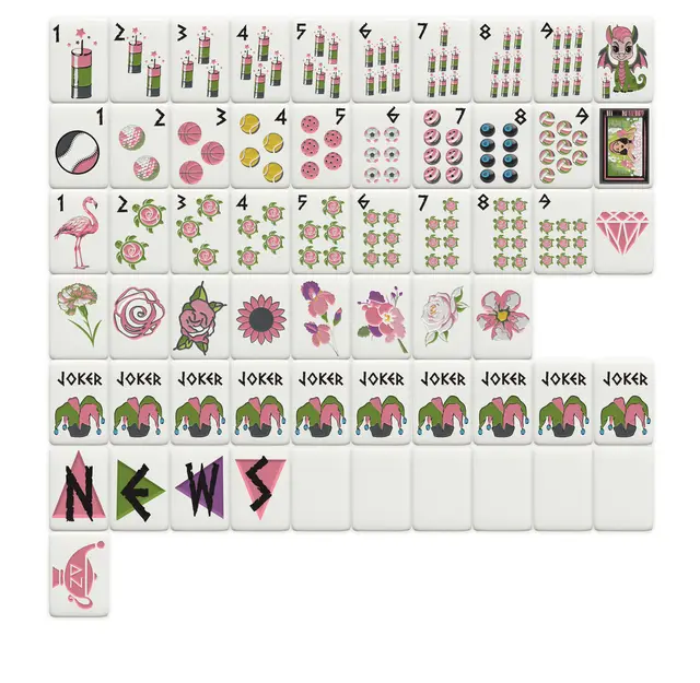 Mahjong Sisterhood Delta Zeta Mahjong Tiles