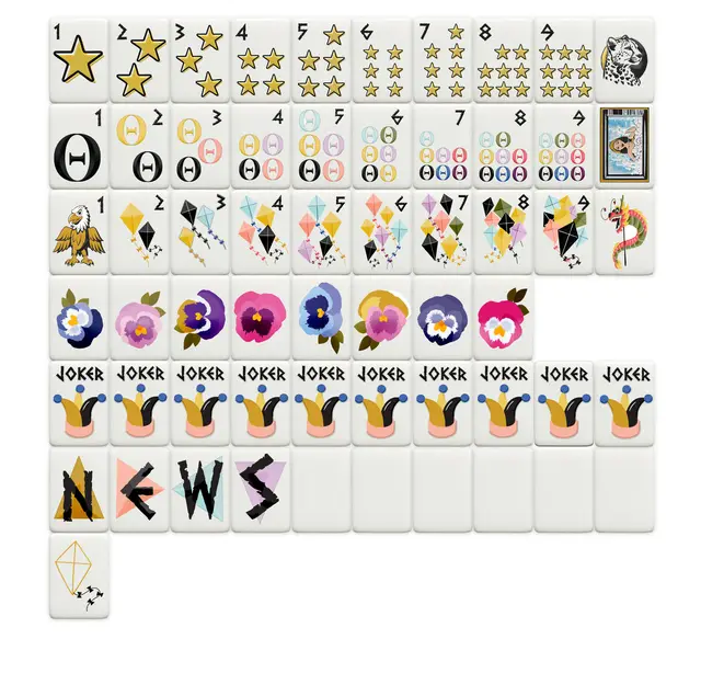Mahjong Sisterhood Kappa Alpha Theta Mahjong Tiles