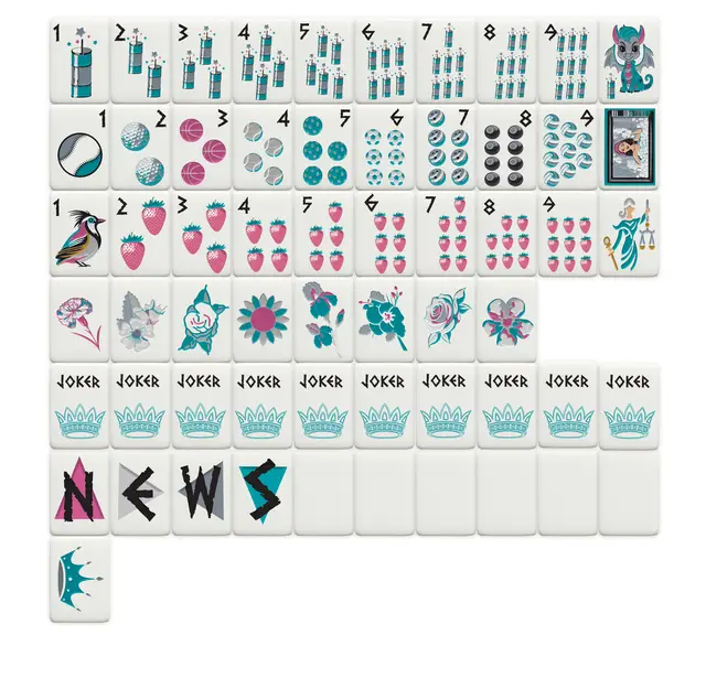 Mahjong Sisterhood Zeta Tau Alpha Mahjong Tiles