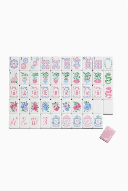Oh My Mahjong LoveShackFancy Coquette Mahjong Tiles