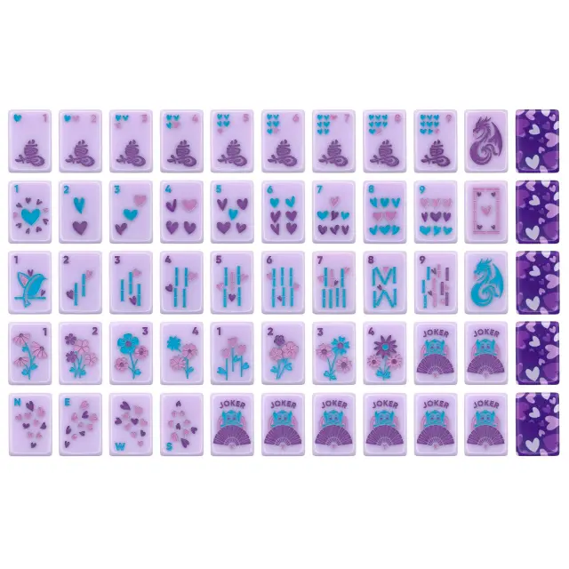Snack Crack Bam Auntie Marla's Hearts Tile Set