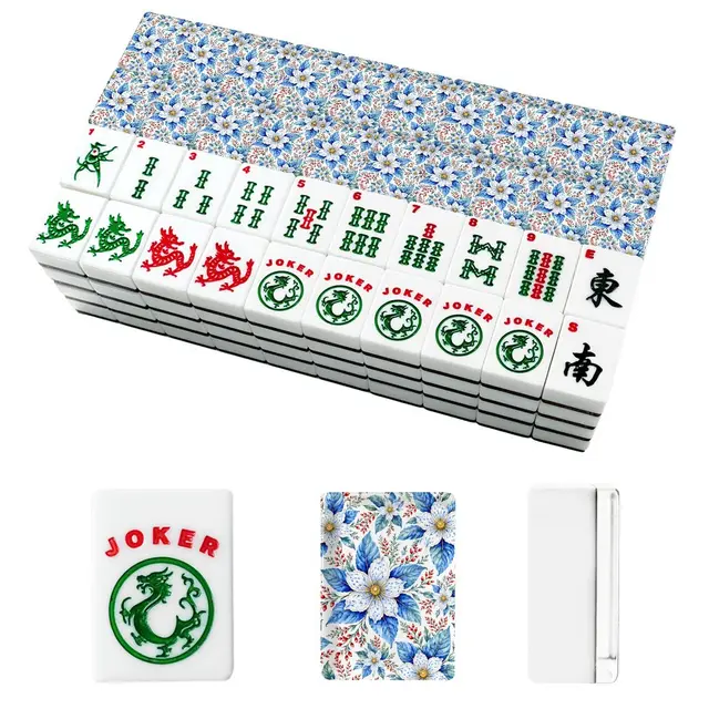 Splash Of Mahj And Color Co. Tobacco Leaf American Mahjong Tiles And Carry Bag Set — Box
