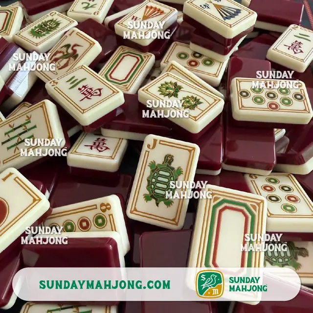 Sunday Mahjong Nature Walk Tile Set