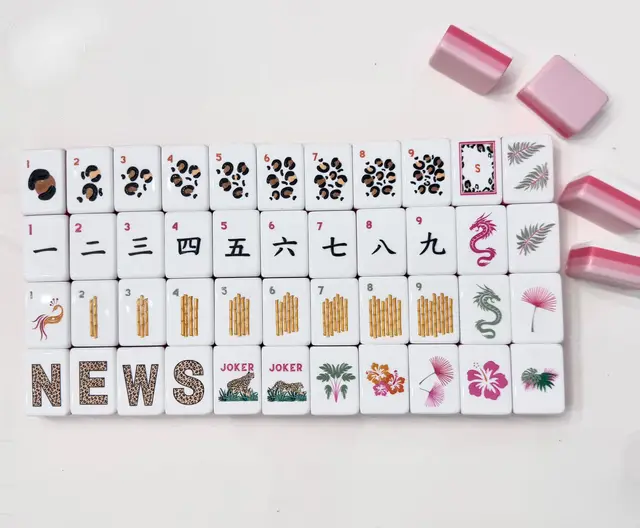 The Art of Mahj In the wild - Mahjong Tile set