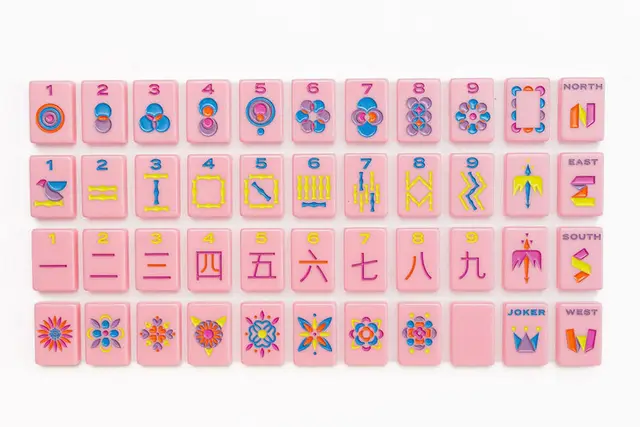 The Mahjong Line The Minimal Line — Petal Pink