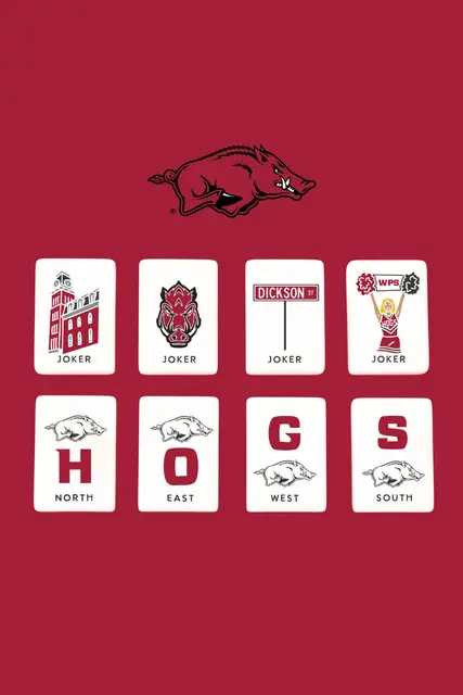 West Wind Mahjong University of Arkansas® Mahjong Tiles