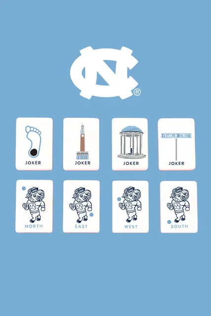 West Wind Mahjong University of North Carolina® Mahjong Tiles