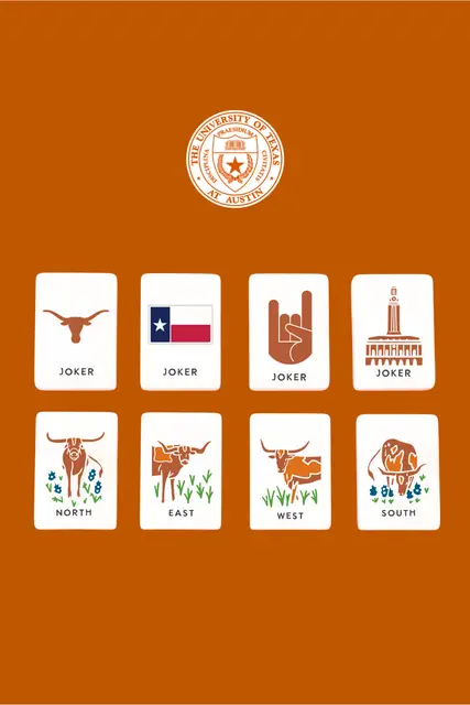 West Wind Mahjong University of Texas® Mahjong Tiles
