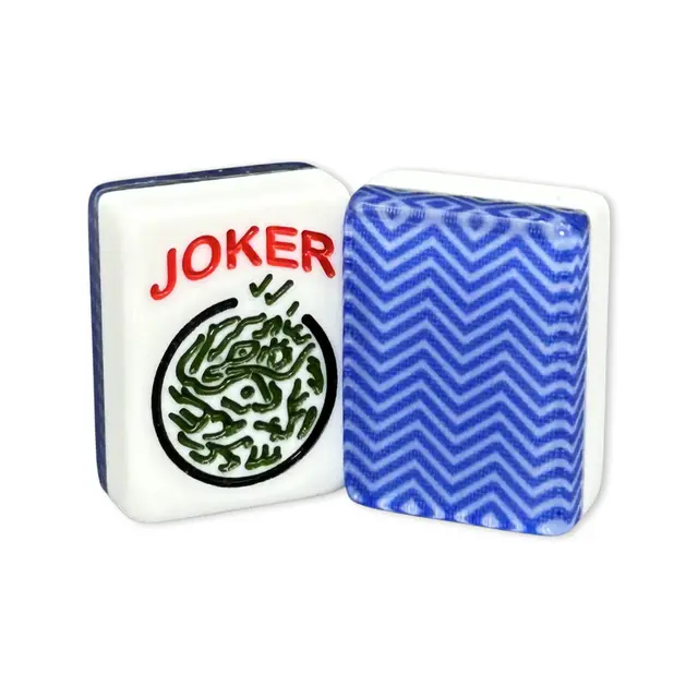 Where the Wind Blows FULL CUSTOM Blue Chevron American Mah Jongg Tiles