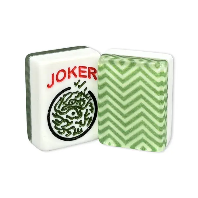 Where the Wind Blows FULL CUSTOM Green Chevron American Mah Jongg Tiles