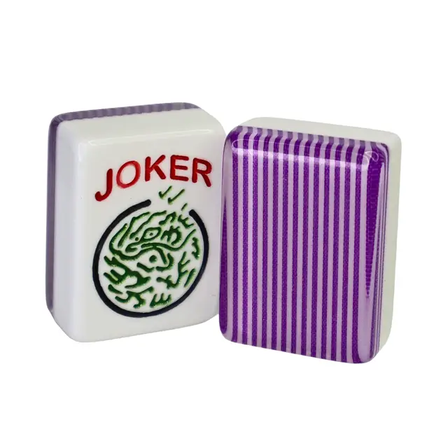 Where the Wind Blows FULL CUSTOM Purple Stripe American Mah Jongg Tiles