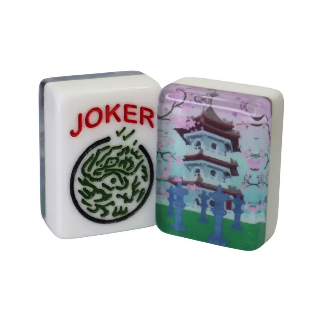 Where the Wind Blows Pagoda American Mah Jongg Tiles
