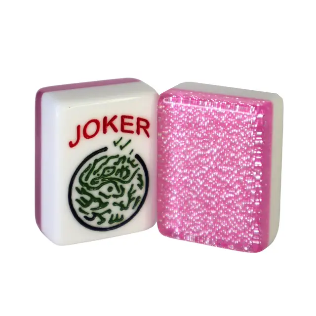 Where the Wind Blows Pink Glitter American Mah Jongg Tiles