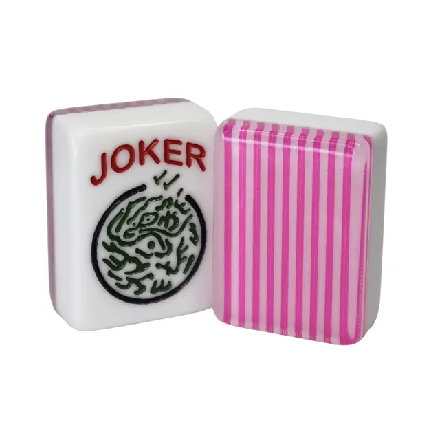 Where the Wind Blows Pink Stripe American Mah Jongg Tiles