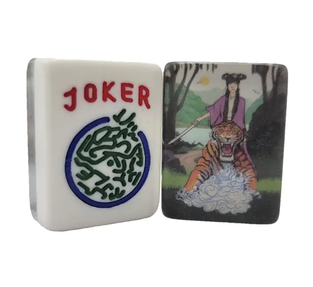 Where the Wind Blows Tiger Princess American Mah Jongg Tiles